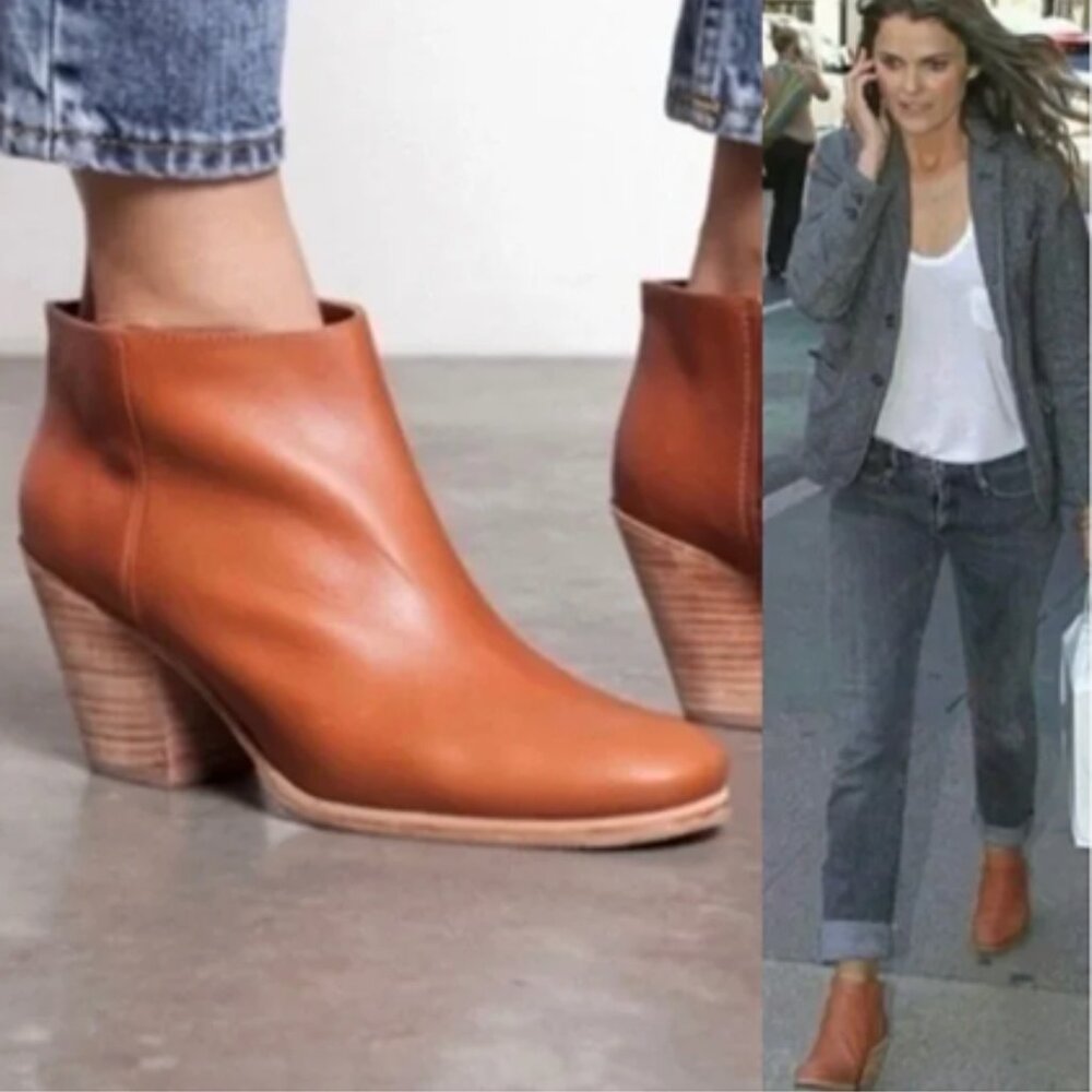 Rachel Comey Mars Bootie in Whiskey Natural 7
